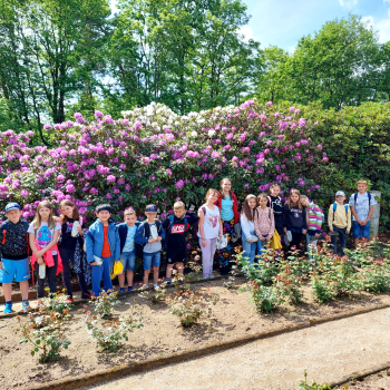 Vzpomínka na konec 3.třídy - Botanická zahrada