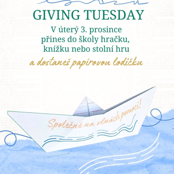 ADRA - GIVING TUESDAY!  PŘINES HRAČKU, KNIHU, HRU - ALE NE PLYŠÁKA - DO 2.12. 2024